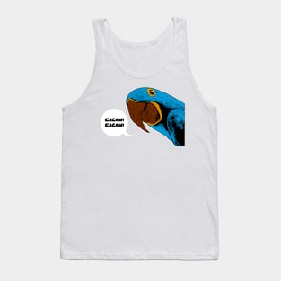 Cacaw Hyacinth Parrot Art Tank Top